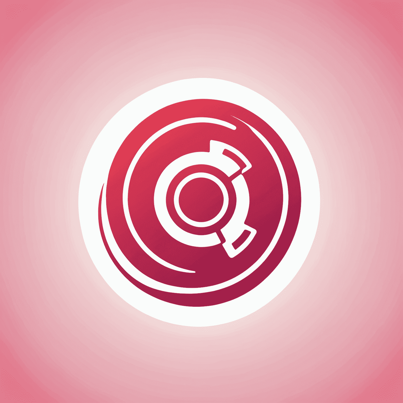 Phonebirety logo - A stylized phone icon with red and pink colors