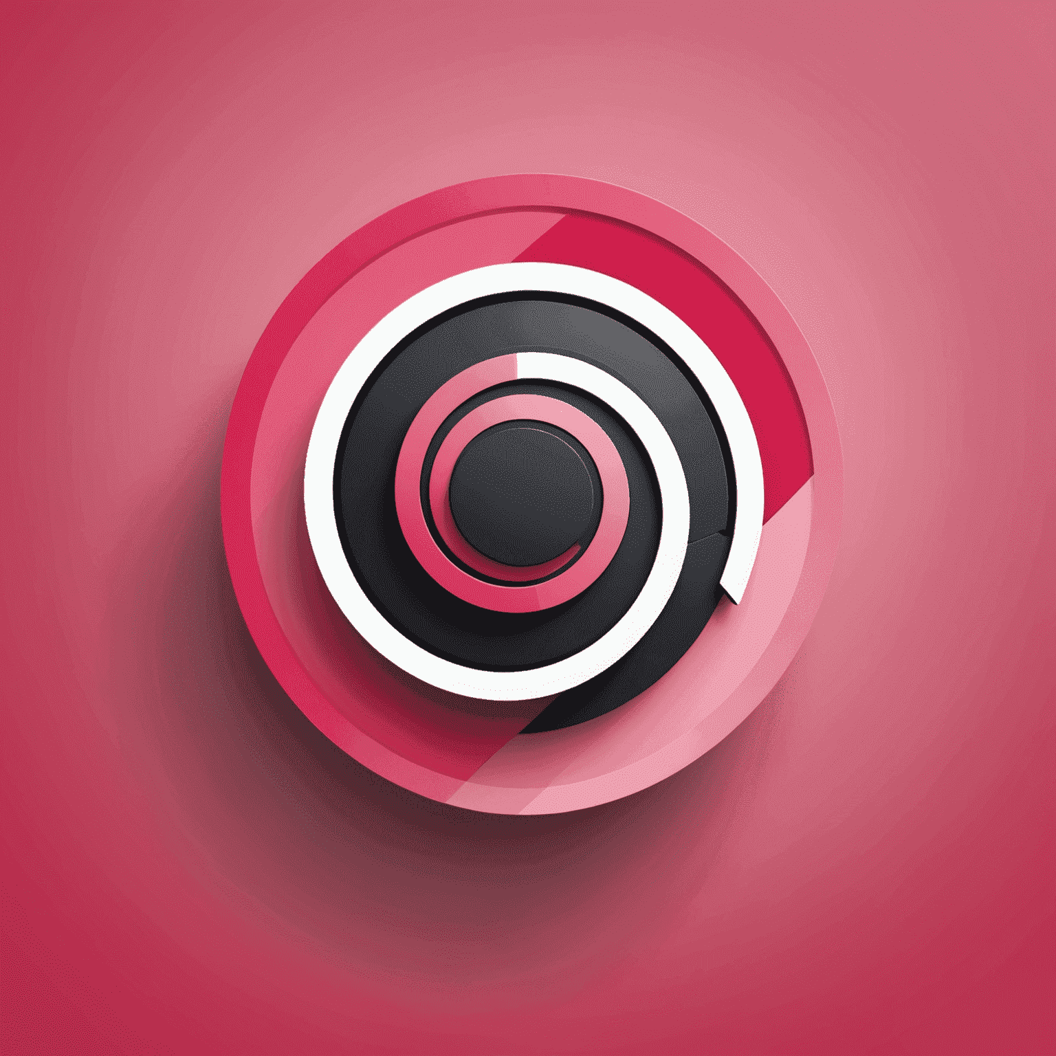 Phonebirety logo - A stylized phone icon with red and pink colors